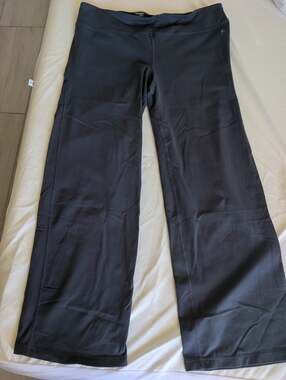 Danskin Now Dri More Athletic Pants Womens XL (16-18) Semi Fitted Yoga Gym